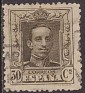 Spain 1922 Alfonso XIII 30 CTS Brown Edifil 318